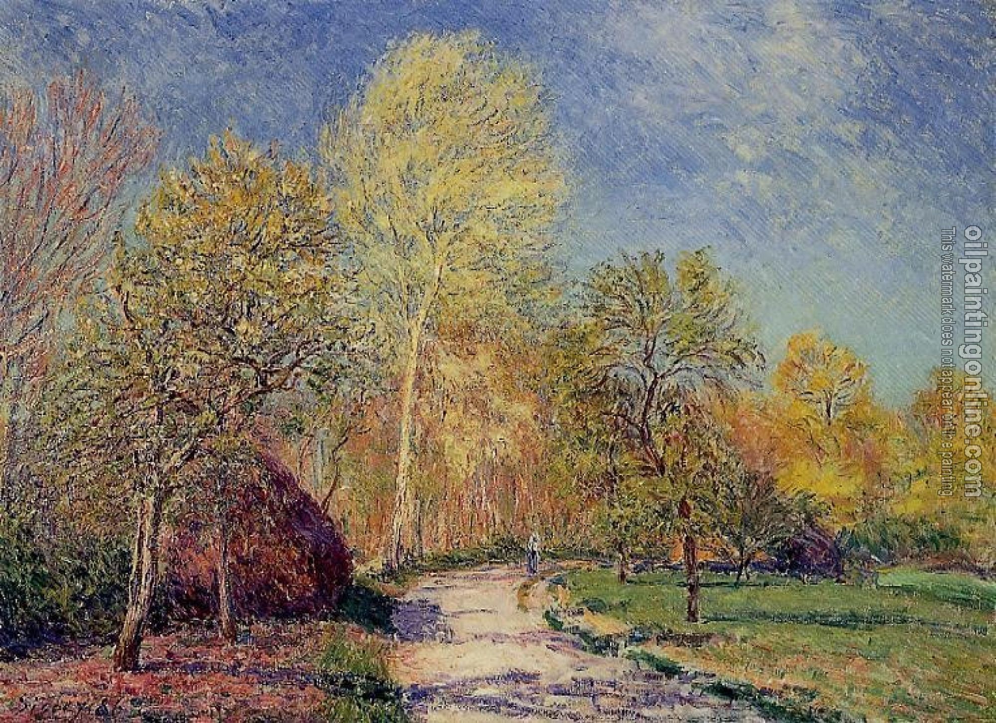 Sisley, Alfred - A May Morning in Moret
